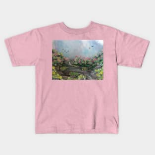 Water Lilly Garden Kids T-Shirt